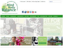 Tablet Screenshot of mindbodybalance.com